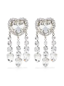 ALESSANDRA RICH - Crystal Heart Pendants Earrings #1659436