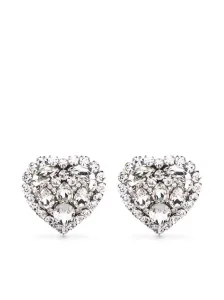 ALESSANDRA RICH - Heart Crystal Earrings #1692086