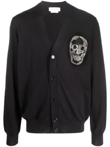ALEXANDER MCQUEEN - Skull Embroidered Cardigan