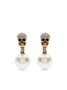 ALEXANDER MCQUEEN - Skull Pearl Earrings #1735933