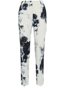 ALEXANDER MCQUEEN - Printed Cady Trousers