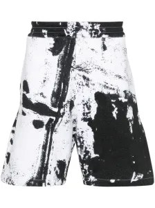 ALEXANDER MCQUEEN - Printed Organic Cotton Shorts