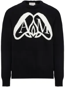 ALEXANDER MCQUEEN - Seal Logo Cotton Sweater