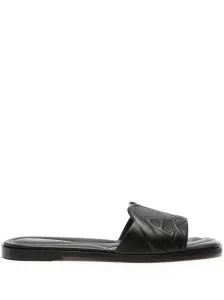 ALEXANDER MCQUEEN - Seal Leather Flat Sandals