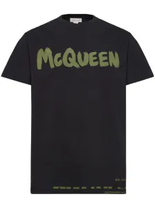 ALEXANDER MCQUEEN - Graffiti Cotton T-shirt