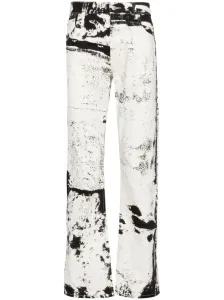ALEXANDER MCQUEEN - Printed Denim Jeans #1823325
