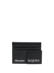 ALEXANDER MCQUEEN - Logo Leather Credit Card Case
