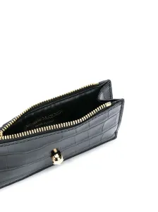 ALEXANDER MCQUEEN - Skull Zipped Leather Credit Card Case #1631184