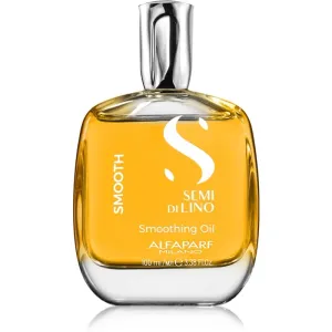 Alfaparf Milano Semi di Lino Smooth smoothing oil for unruly and frizzy hair 100 ml #274532