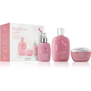 Alfaparf Milano Semi di Lino Moisture Holiday Kit set (for hydration and shine) for dry hair