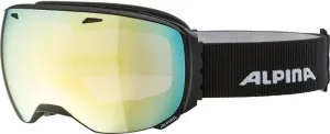Alpina Big Horn QVM Ski Goggle Black Matt/Mirror Gold Ski Goggles