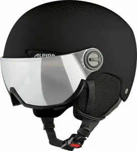Alpina Arber Visor Q-Lite Ski Helmet Black Matt M Ski Helmet