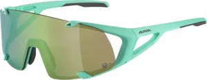 Alpina Hawkeye S Q-Lite Turquoise Matt/Green Sport Glasses