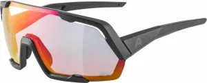 Alpina Rocket QV Black Matt/Rainbow Cycling Glasses