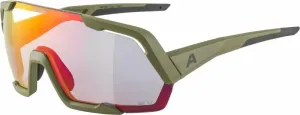 Alpina Rocket QV Olive Matt/Rainbow Cycling Glasses