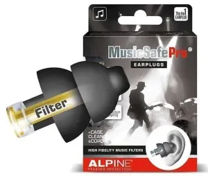 Alpine MusicSafe Pro Black Earplugs #20102