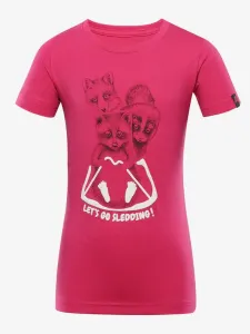 ALPINE PRO Dallo Kids T-shirt Pink