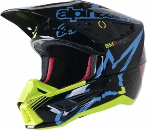 Alpinestars S-M5 Action Helmet Black/Cyan/Yellow Fluorescent/Glossy L Helmet