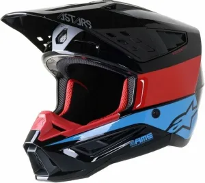 Alpinestars S-M5 Bond Helmet Black/Red/Cyan Glossy L Helmet