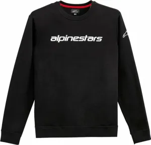 Alpinestars Linear Crew Fleece Black/White 2XL Hoody