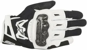 Alpinestars SMX-2 Air Carbon V2 Gloves Black/White L Motorcycle Gloves