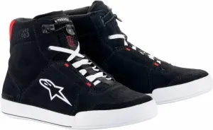 Alpinestars Chrome Shoes Black/White/Bright Red 39 Motorcycle Boots