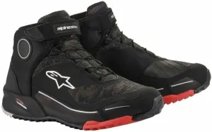 Alpinestars CR-X Drystar Riding Shoes Black/Camo/Red 40,5 Motorcycle Boots