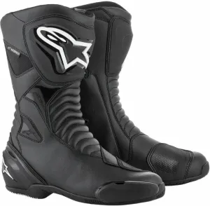 Alpinestars SMX S Waterproof Boots Black/Black 36 Motorcycle Boots