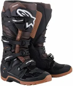 Alpinestars Tech 7 Enduro Boots Black/Dark Brown 40,5 Motorcycle Boots