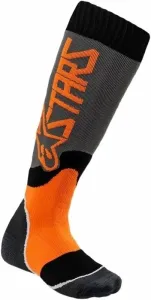 Alpinestars Socks MX Plus-2 Socks Cool Gray/Orange Fluorescent S