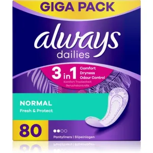 Always Dailies Normal Fresh & Protect panty liners 80 pc