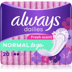 Always Dailies Normal To Go Fresh panty liners 20 pc