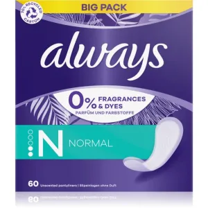 Always Daily Fresh Normal panty liners fragrance-free 60 pc