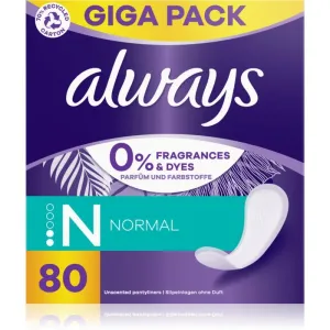 Always Daily Fresh Normal panty liners fragrance-free 80 pc