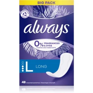 Always Daily Protect Long panty liners fragrance-free 48 pc