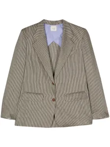 ALYSI - Striped Single-breasted Jacket