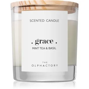 Ambientair The Olphactory Mint Tea & Basil scented candle (Grace) 200 g