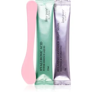 âme pure Jelly Glow Rubber Mask™ Lavender peel-off gel mask with soothing effect 25 ml + 15 g
