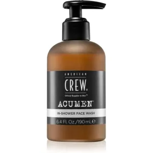 American Crew Acumen In-Shower Face Wash foam cleanser for the face 190 ml