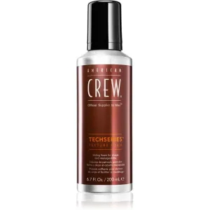 American Crew Styling Techseries styling mousse for hairstyle definition and shape 200 ml