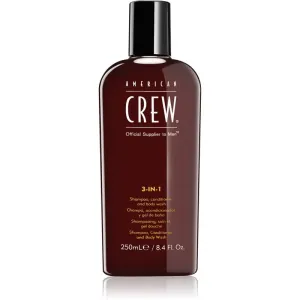 American Crew Hair & Body 3-IN-1 3-in-1 shampoo, conditioner and shower gel for men 250 ml #297247