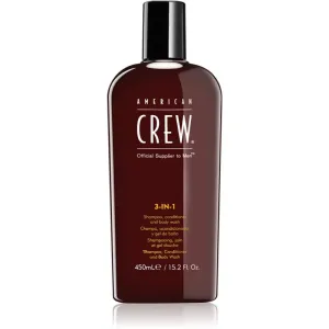 American Crew Hair & Body 3-IN-1 3-in-1 shampoo, conditioner and shower gel for men 450 ml