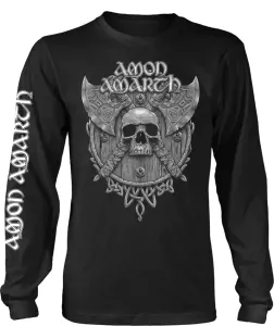 Amon Amarth T-Shirt Grey Skull Black L