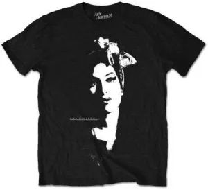 Amy Winehouse T-Shirt Scarf Portrait Black S
