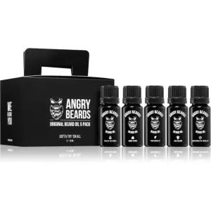 Angry Beards Original Beard Oil 5 Pack beard oil (gift set)