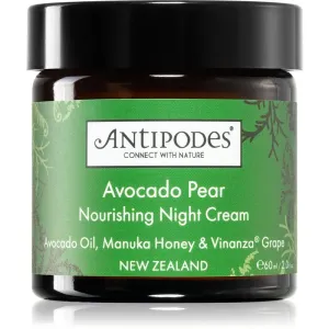 Antipodes Avocado Pear Nourishing Night Cream night nourishing cream for the face 60 ml