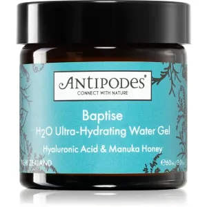 Antipodes Baptise H₂O Ultra-Hydrating Water Gel light hydrating gel cream for the face 60 ml