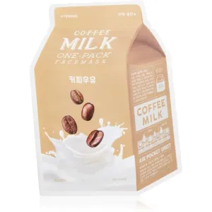 A’pieu One-Pack Milk Mask Coffee moisturising and revitalising sheet mask 21 g