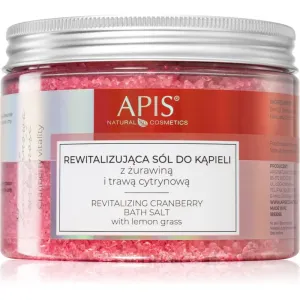 Apis Natural Cosmetics Cranberry Vitality relaxing bath salt with Dead Sea minerals 650 g #295866