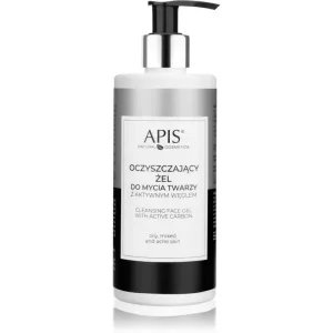 Apis Natural Cosmetics Home TerApis cleansing gel with activated charcoal for oily and problem skin 300 ml